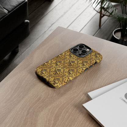 Tough Cases, Leo, Zodiac, Metal Pattern