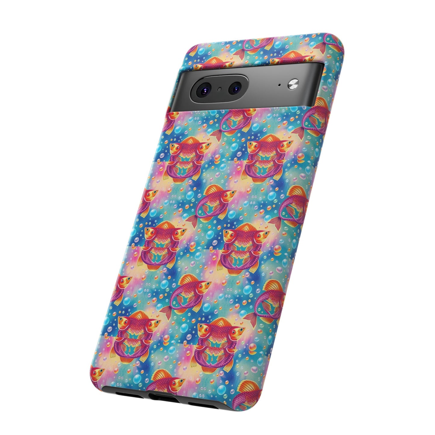Tough Cases, Pisces, Zodiac v1, Bubble Pattern