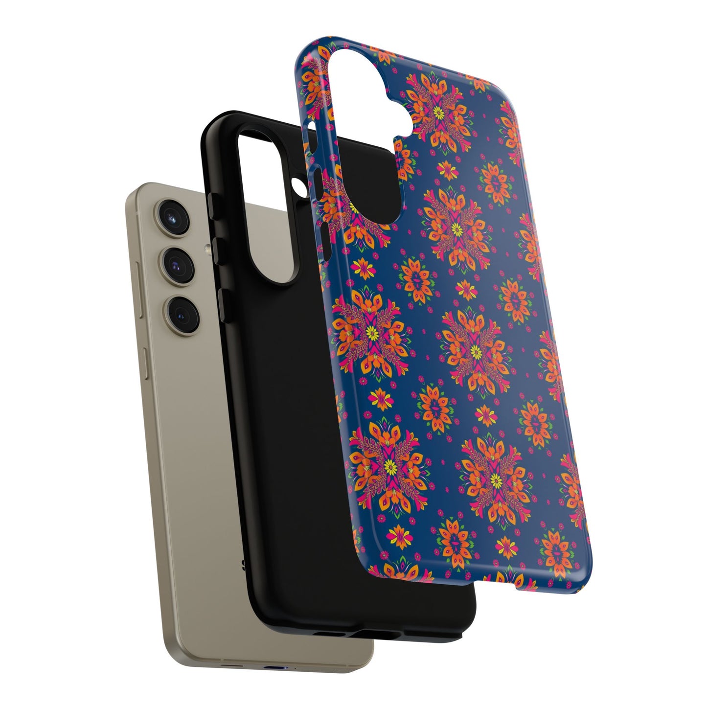 Tough Cases, Gemini, Zodiac v2, Flower Pattern