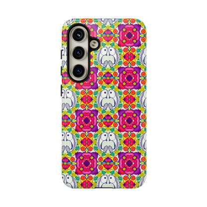 Tough Cases, Pisces, Zodiac v2, Flower Pattern