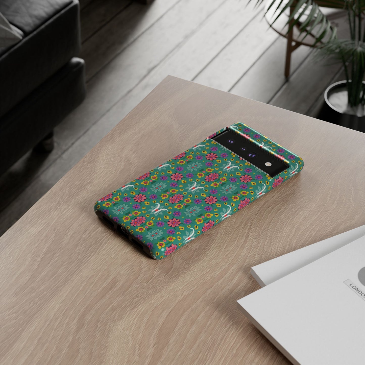 Tough Cases, Aquarius, Zodiac v4, Flower Pattern