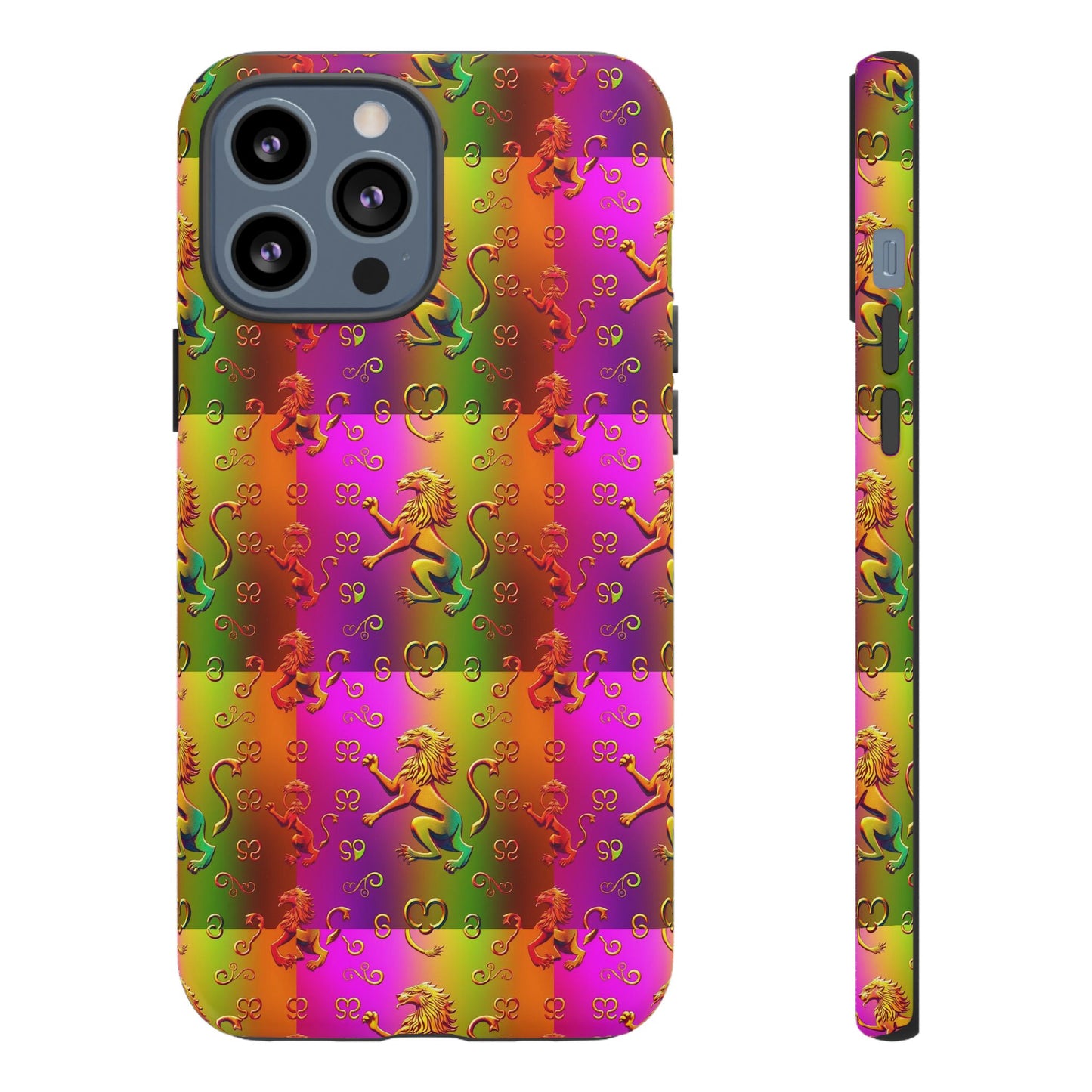Tough Cases, Leo, Zodiac v1, Metal Pattern