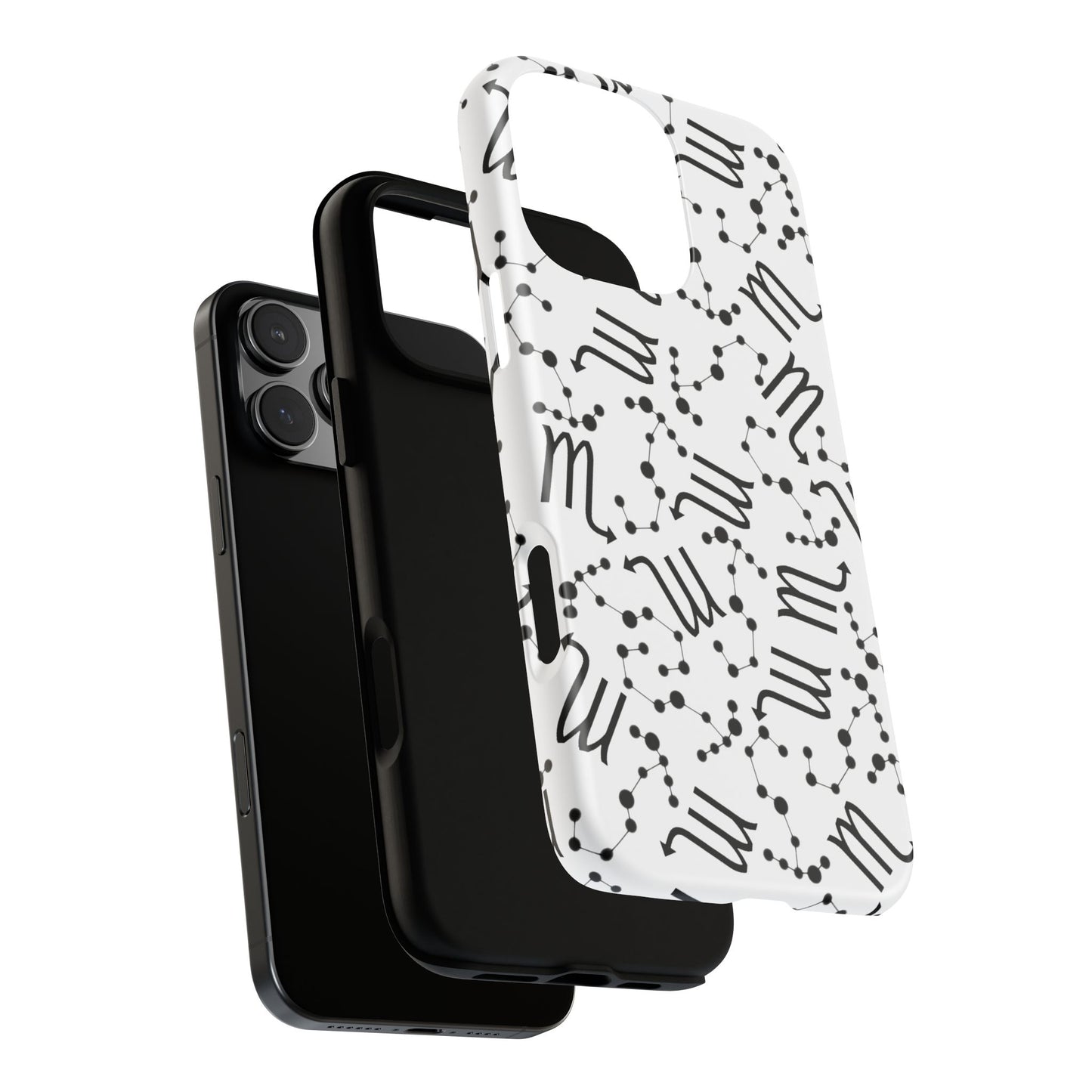 Tough Cases with the Scorpio Zodiac sign for iPhone, Samsung Galaxy, and Google Pixel devices