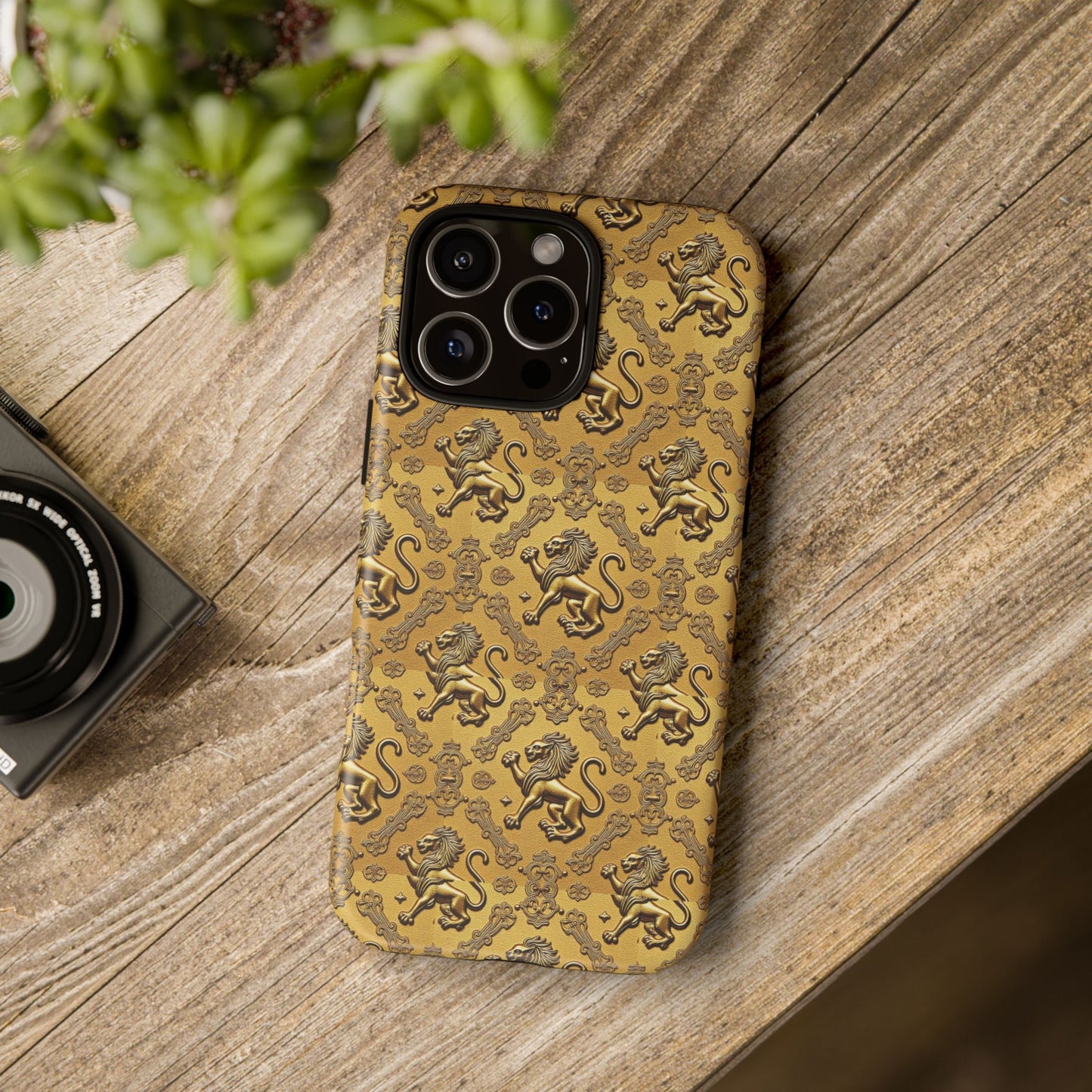Tough Cases, Leo, Zodiac, Metal Pattern