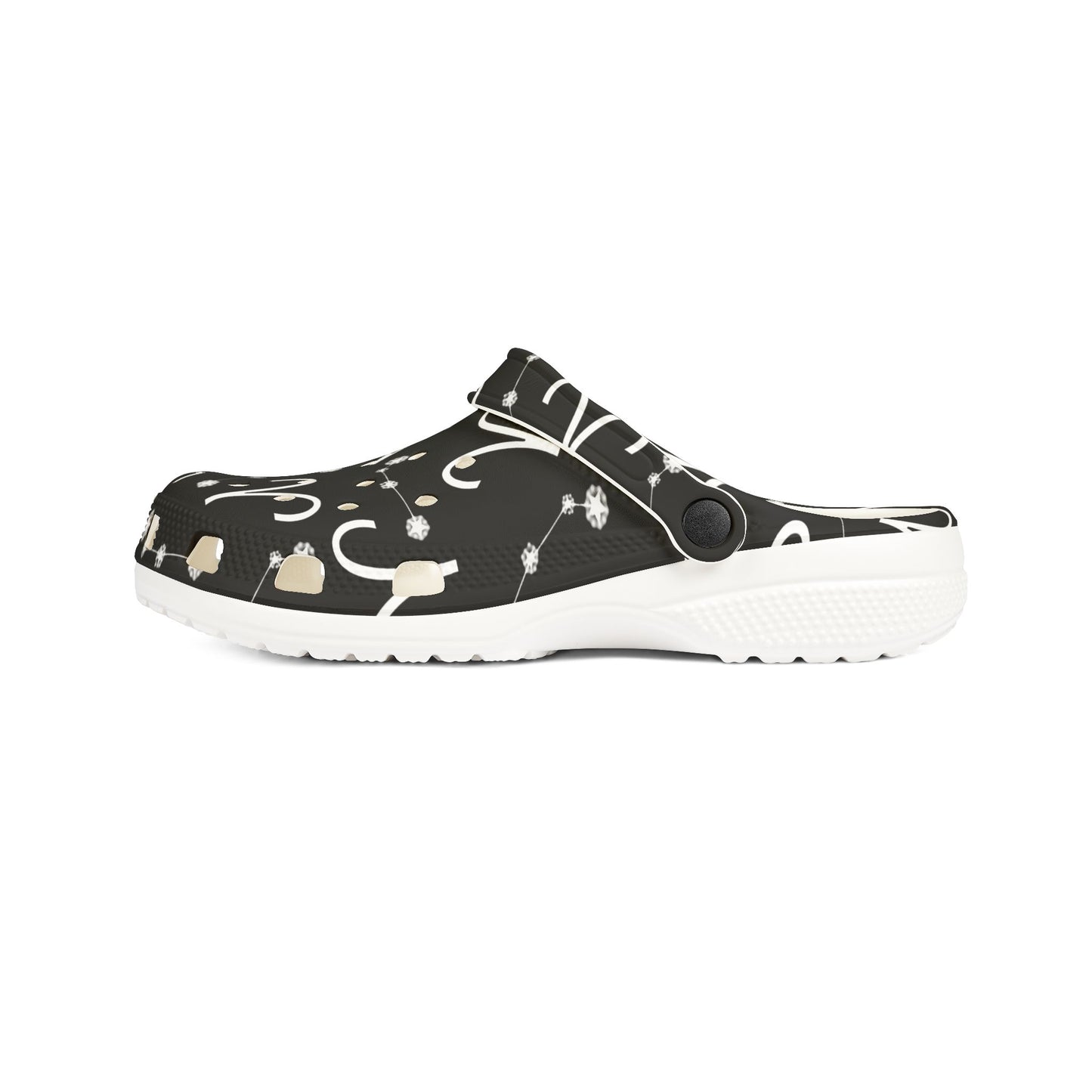 EVA Foam Rubber Shoes (AOP), Material 100% EVA, Aries Zodiac Design