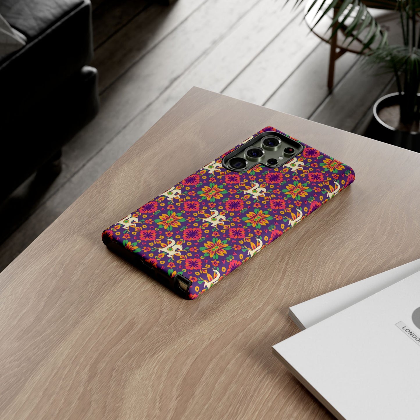 Tough Cases, Aquarius, Zodiac v1, Flower Pattern