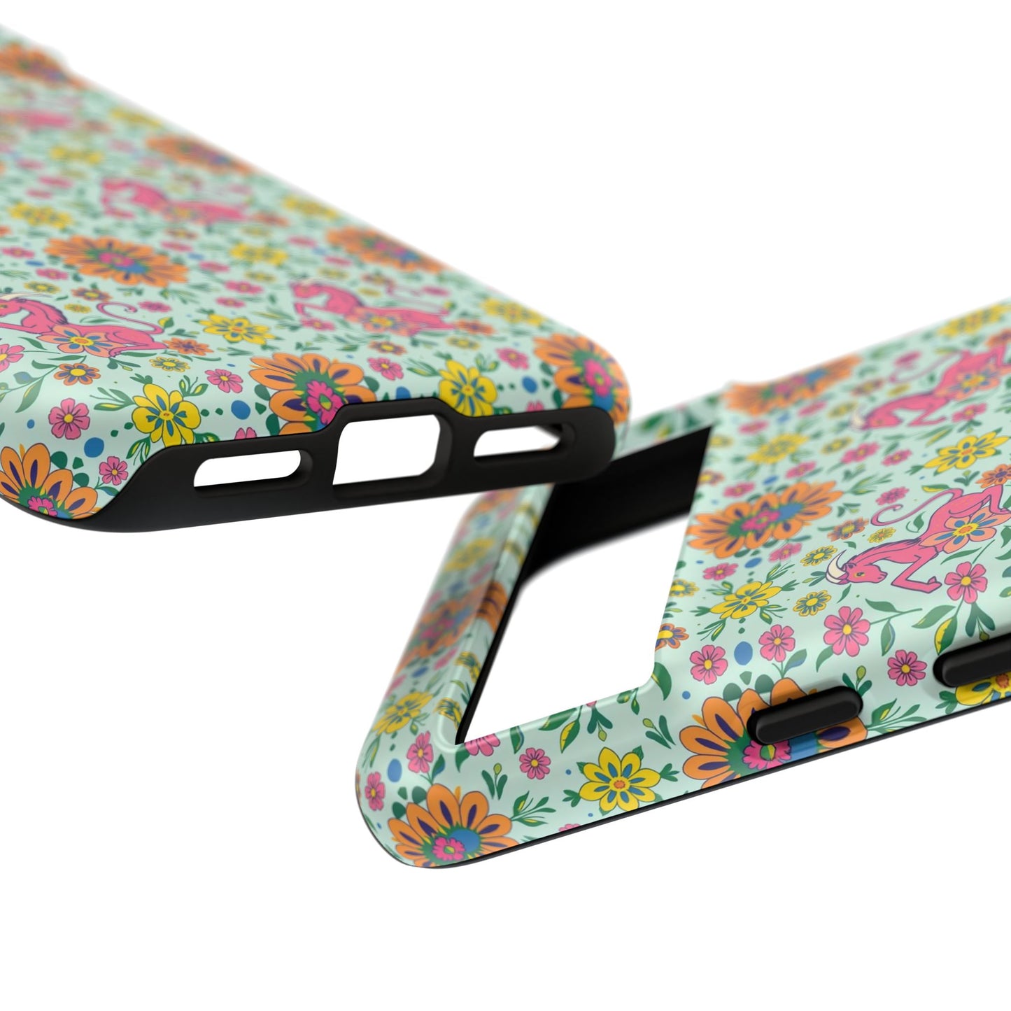 Tough Cases, Aquarius, Zodiac, Flower Pattern