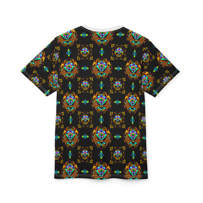 Unisex Cut & Sew T-Shirt, (AOP), Scorpio, Zodiac, Jewels Pattern