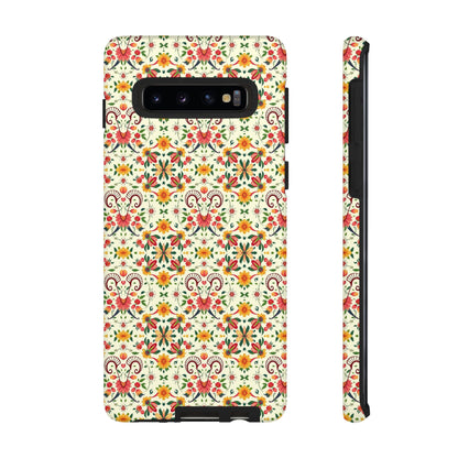 Tough Cases, Aries, Zodiac, Flower Pattern