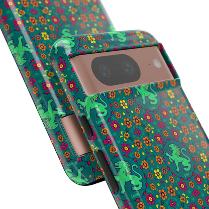 Tough Cases, Leo, Zodiac v3, Flower Pattern