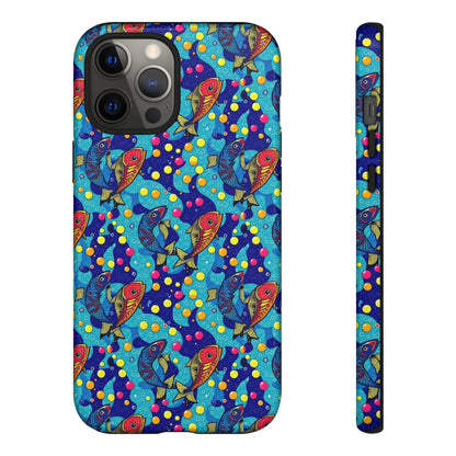 Tough Cases, Pisces, Zodiac v2, Bubble Pattern