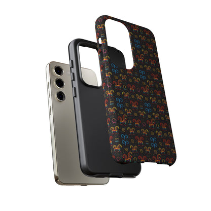 Tough Cases, Aries, Zodiac v1, Metal Pattern