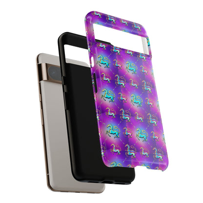 Tough Cases, Aquarius, Zodiac, Metal Pattern
