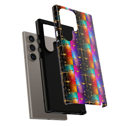 Tough Cases, Libra, Zodiac v1, Metal Pattern