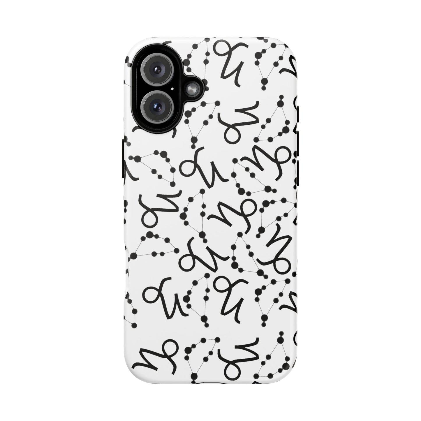 Tough Cases with the Capricorn Zodiac sign for iPhone, Samsung Galaxy, and Google Pixel devices