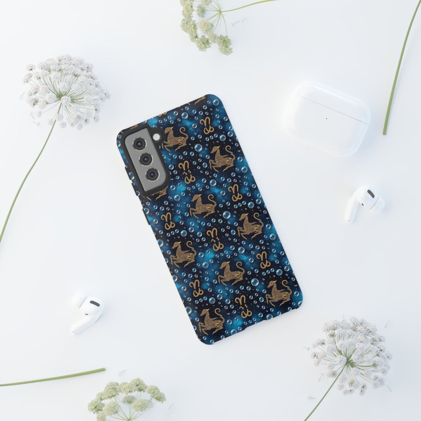 Tough Cases, Capricorn, Zodiac, Bubble Pattern