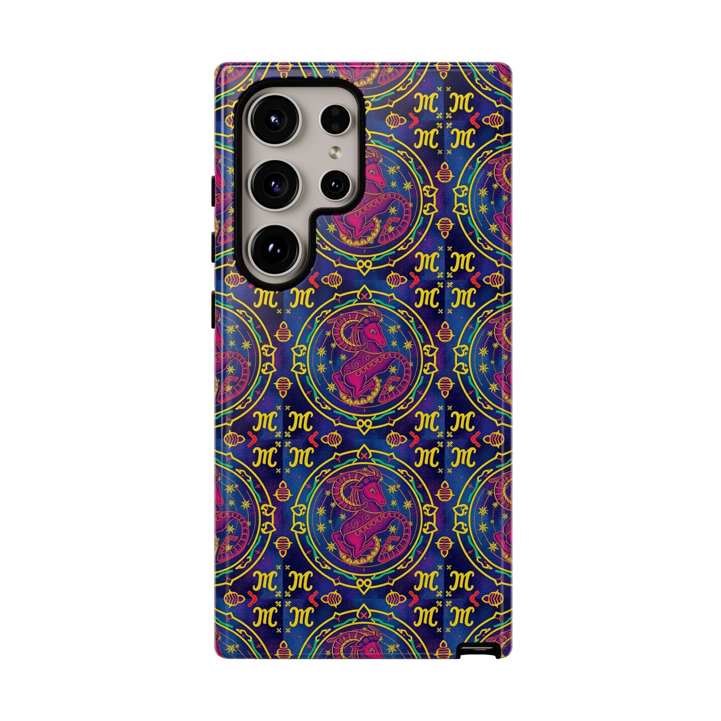 Tough Cases, Capricorn, Zodiac, Metal Pattern