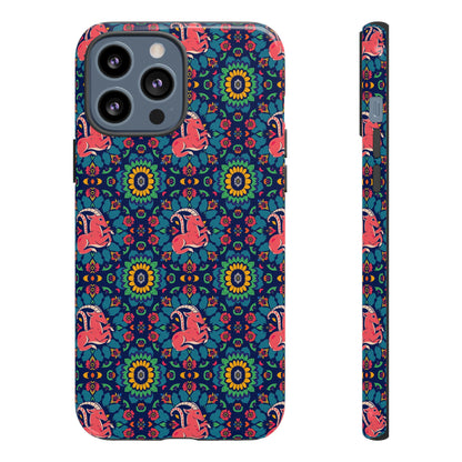 Tough Cases, Capricorn, Zodiac v1, Flower Pattern