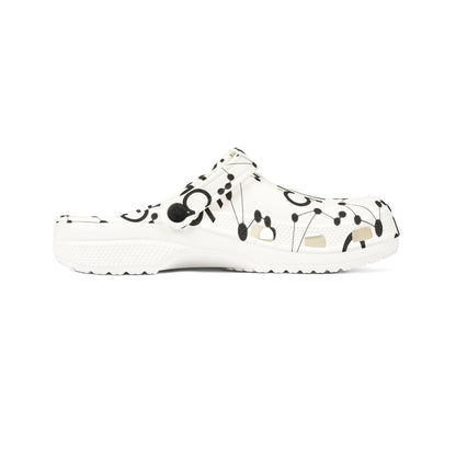 EVA Foam Rubber Shoes (AOP), Material 100% EVA, Libra Zodiac Design