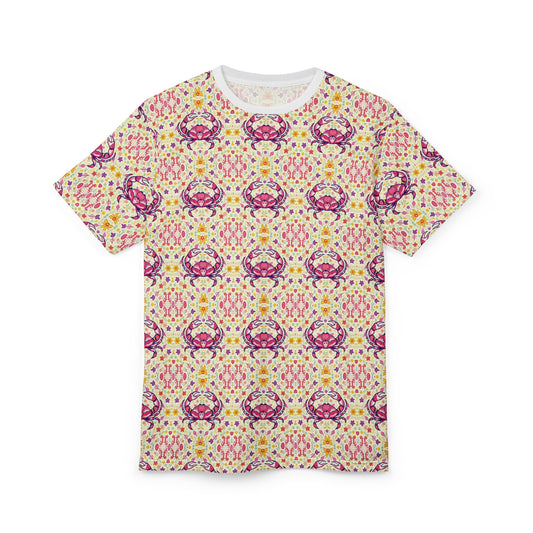 Unisex Cut & Sew T-Shirt, AOP, Cancer, Zodiac, Pattern