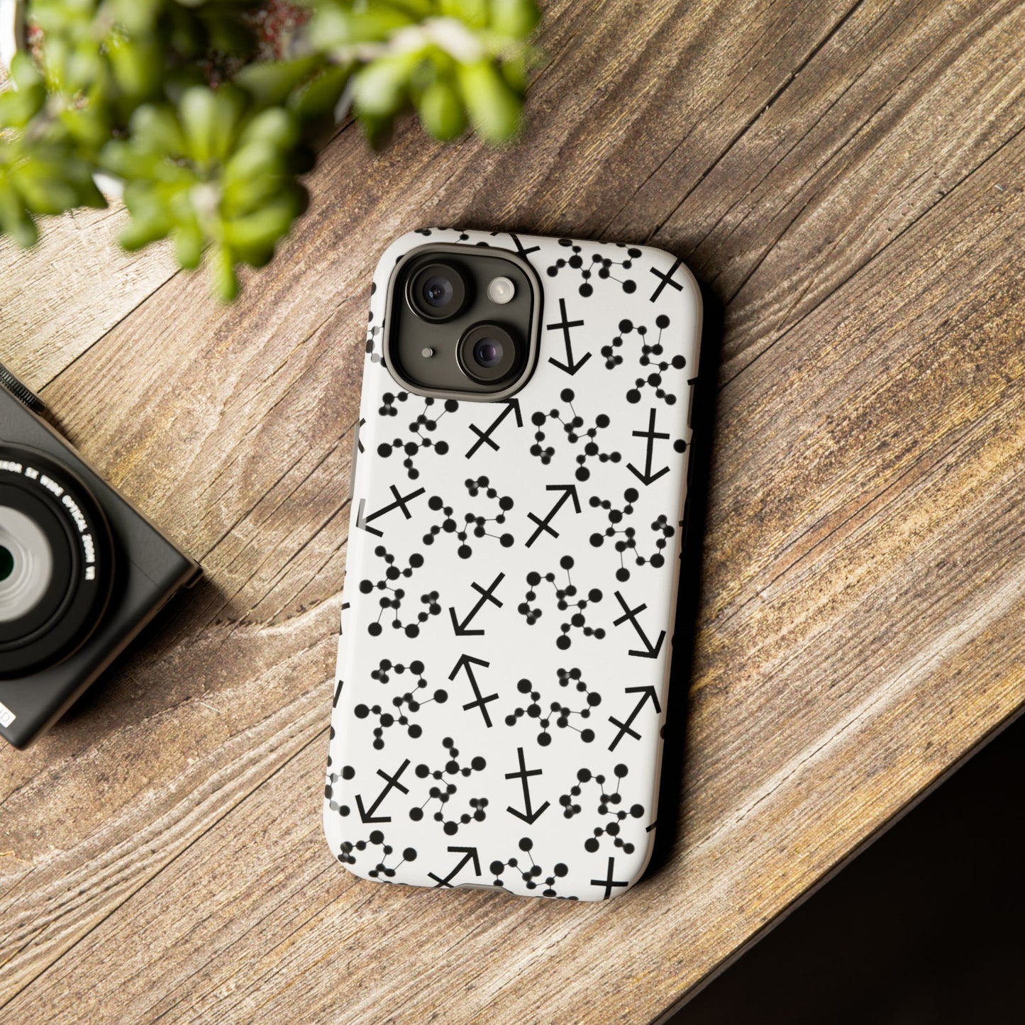 Tough Cases with the Sagittarius Zodiac sign for iPhone, Samsung Galaxy, and Google Pixel devices