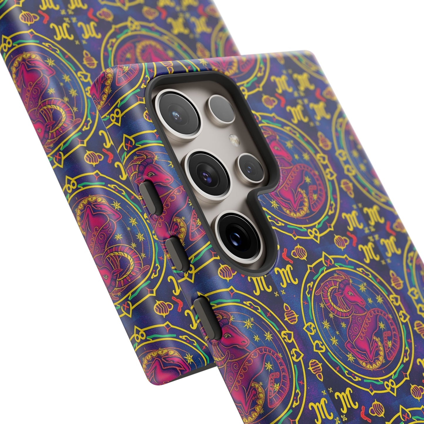 Tough Cases, Capricorn, Zodiac, Metal Pattern