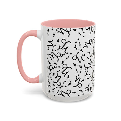 Accent Coffee Mug with the Capricorn sign (11, 15oz)