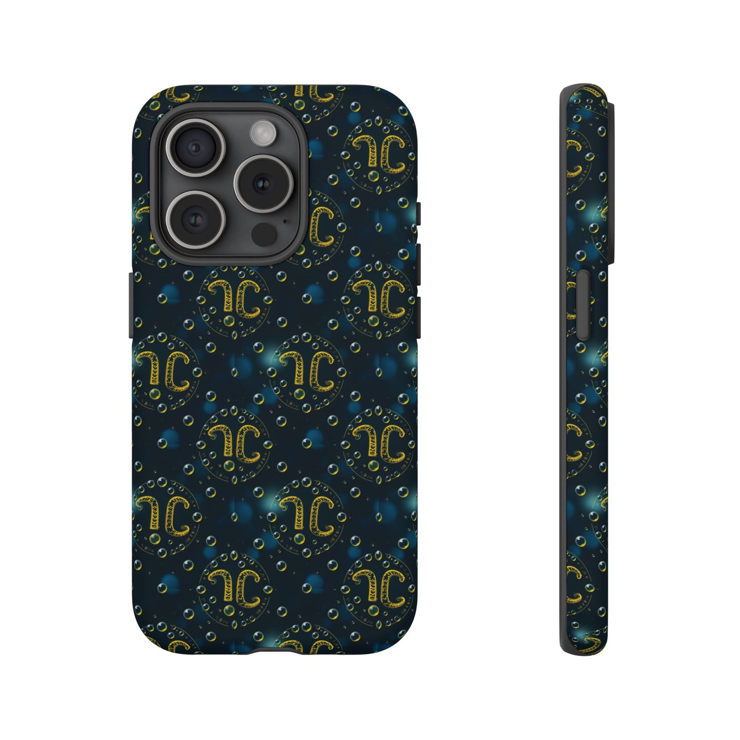 Tough Cases, Aquarius, Zodiac v2, Bubble Pattern