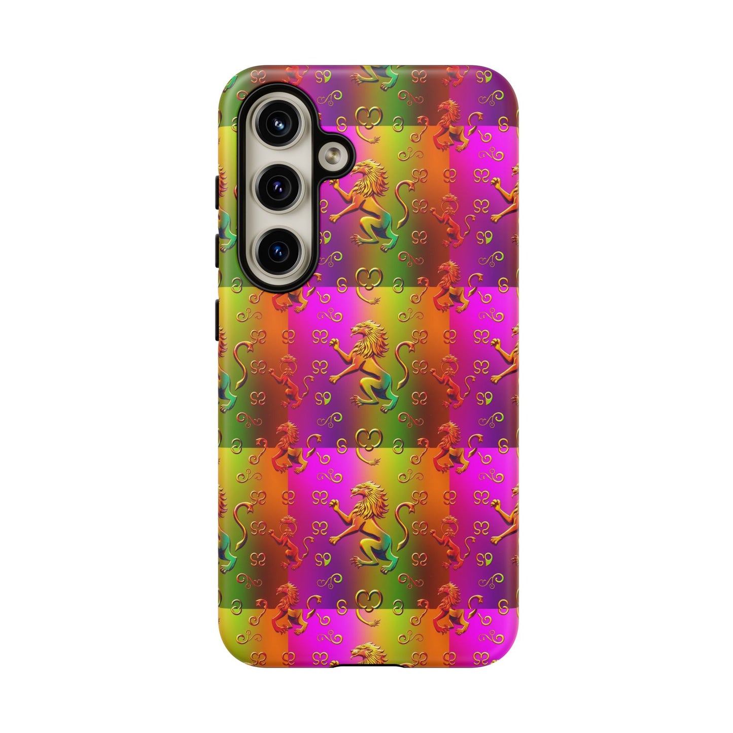 Tough Cases, Leo, Zodiac v1, Metal Pattern