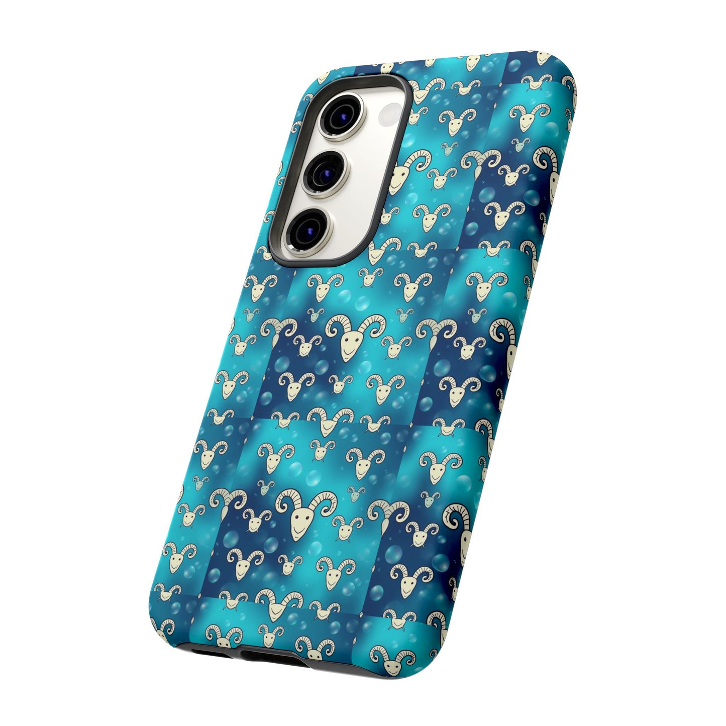 Tough Cases, Aries, Zodiac v1, Bubble Pattern