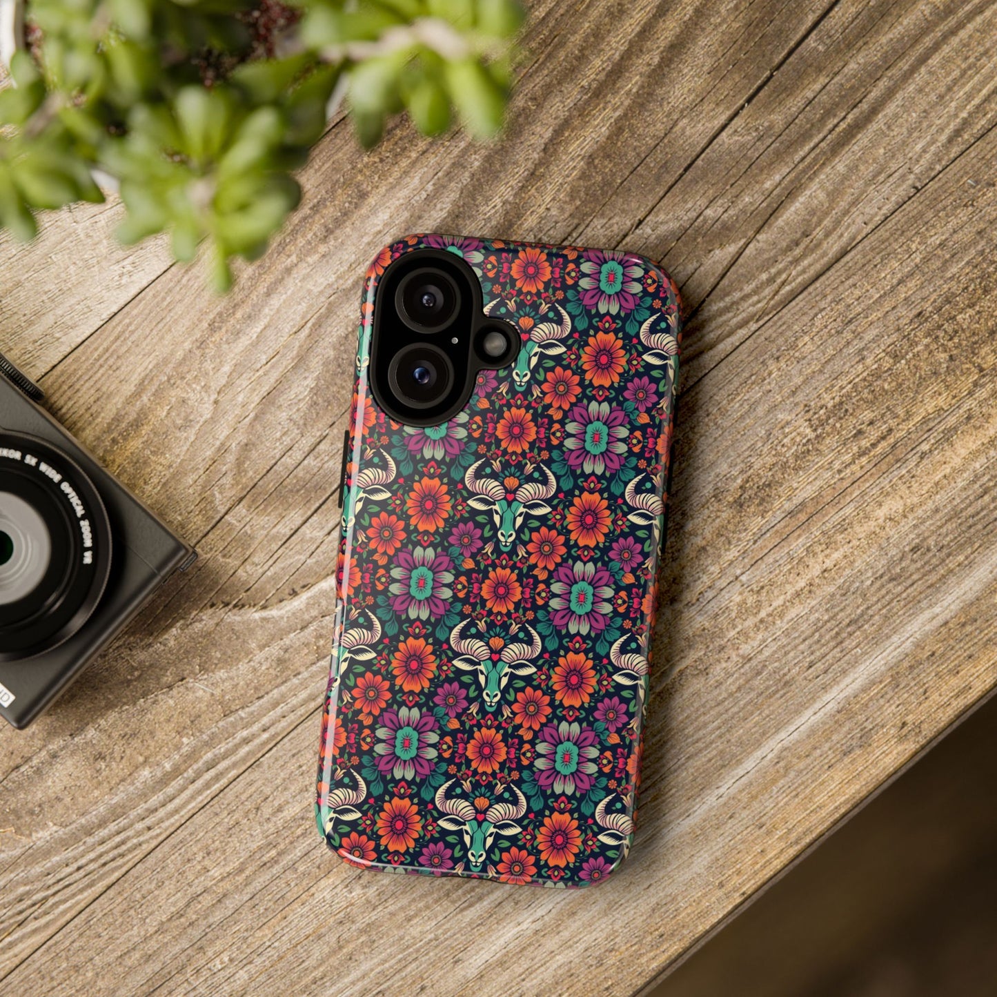 Tough Cases, Taurus, Zodiac v4, Flower Pattern