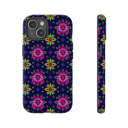 Tough Cases, Scorpio, Zodiac v4, Flower Pattern