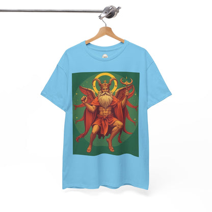 Unisex Heavy Cotton T-Shirt, Aries God, Zodiac Design