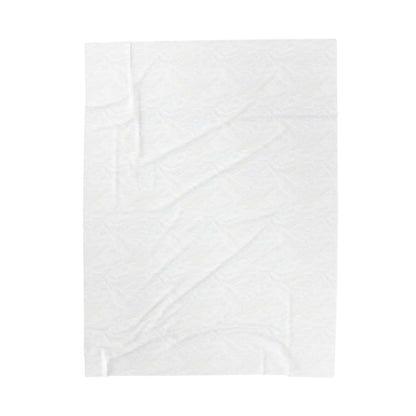 Velveteen Plush Blanket, Gemini Zodiac Sign, Constellation & Symbol, White, 100% polyester