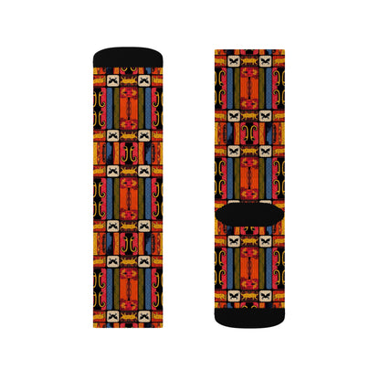 Sublimation Socks, Virgo, Zodiac, Shapes Pattern