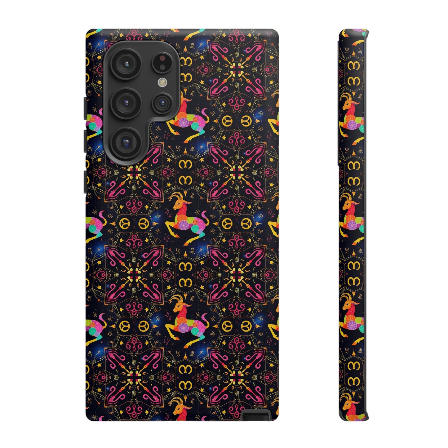Tough Cases, Capricorn, Zodiac v2, Metal Pattern