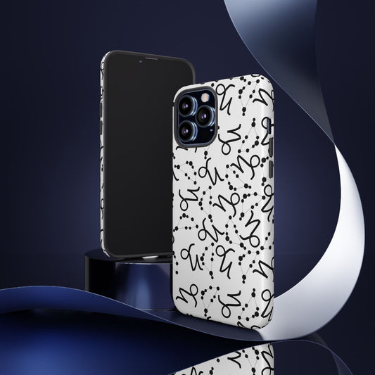 Tough Cases with the Capricorn Zodiac sign for iPhone, Samsung Galaxy, and Google Pixel devices