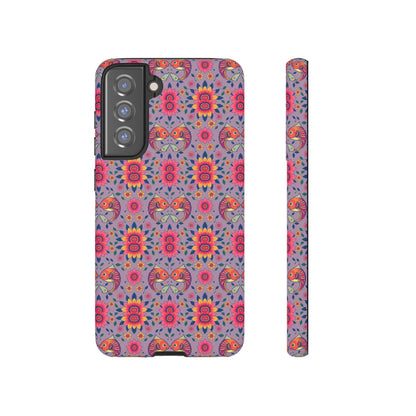 Tough Cases, Pisces, Zodiac v3, Flower Pattern