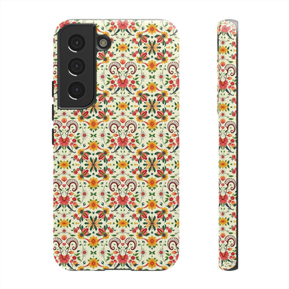 Tough Cases, Aries, Zodiac, Flower Pattern