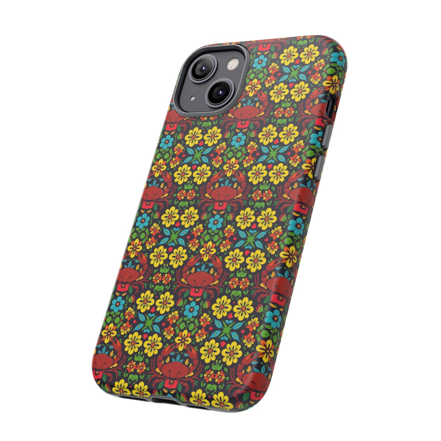 Tough Cases, Cancer, Zodiac v2, Flower Pattern