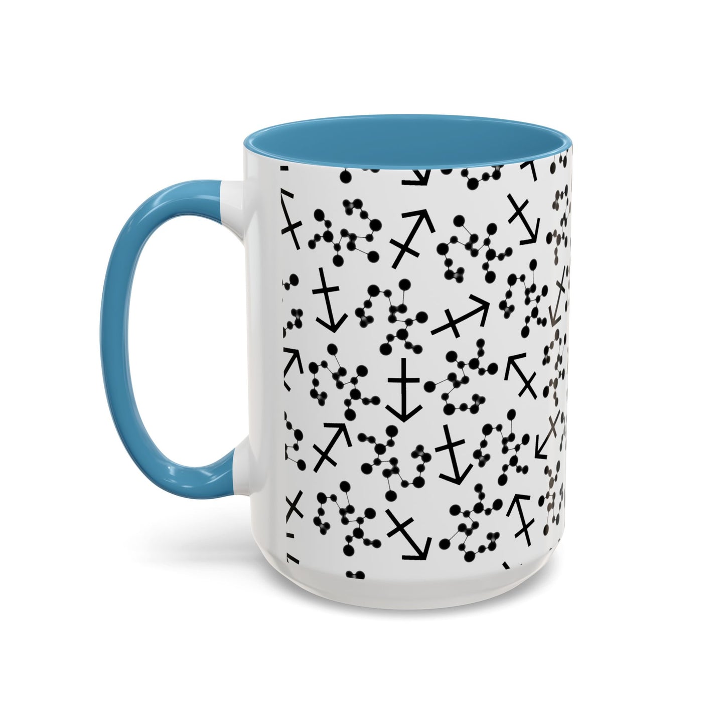 Accent Coffee Mug with the Sagittarius sign (11, 15oz)