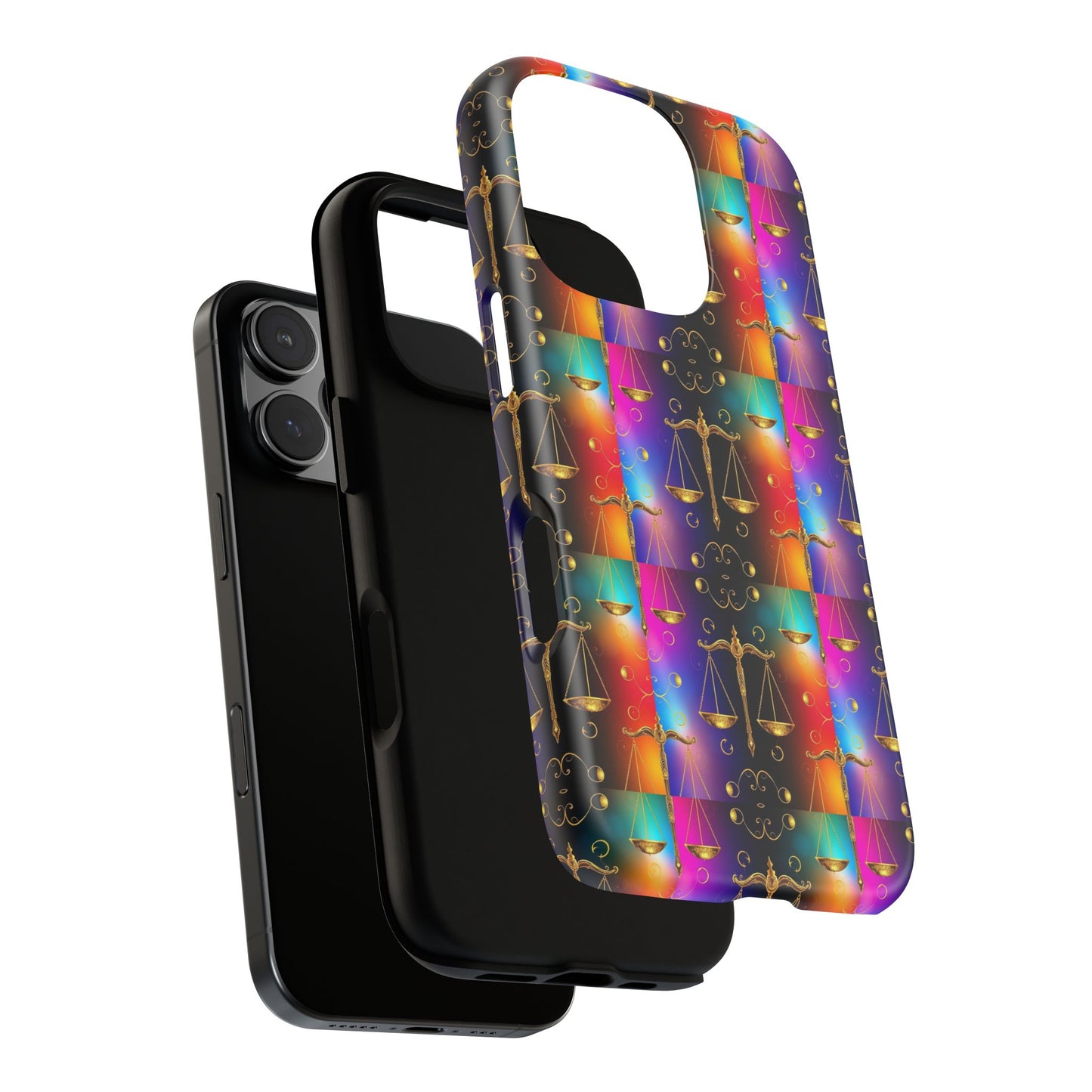 Tough Cases, Libra, Zodiac v1, Metal Pattern