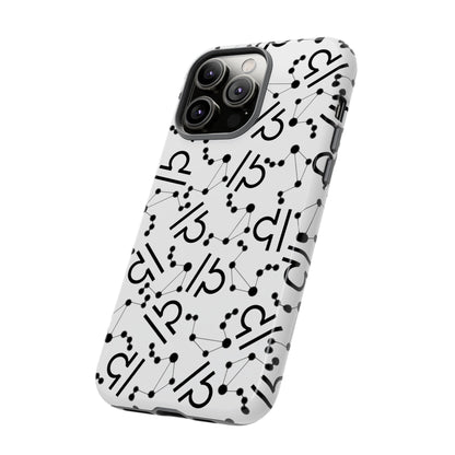 Tough Cases with the Libra Zodiac sign for iPhone, Samsung Galaxy, and Google Pixel devices