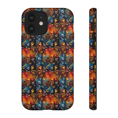 Tough Cases, Scorpio, Zodiac v2, Bubble Pattern