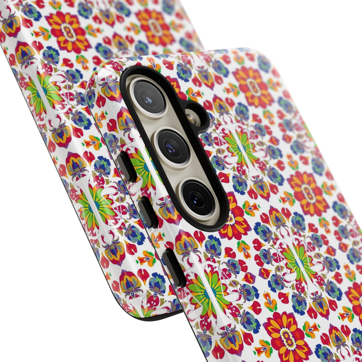 Tough Cases, Libra, Zodiac v1, Flower Pattern