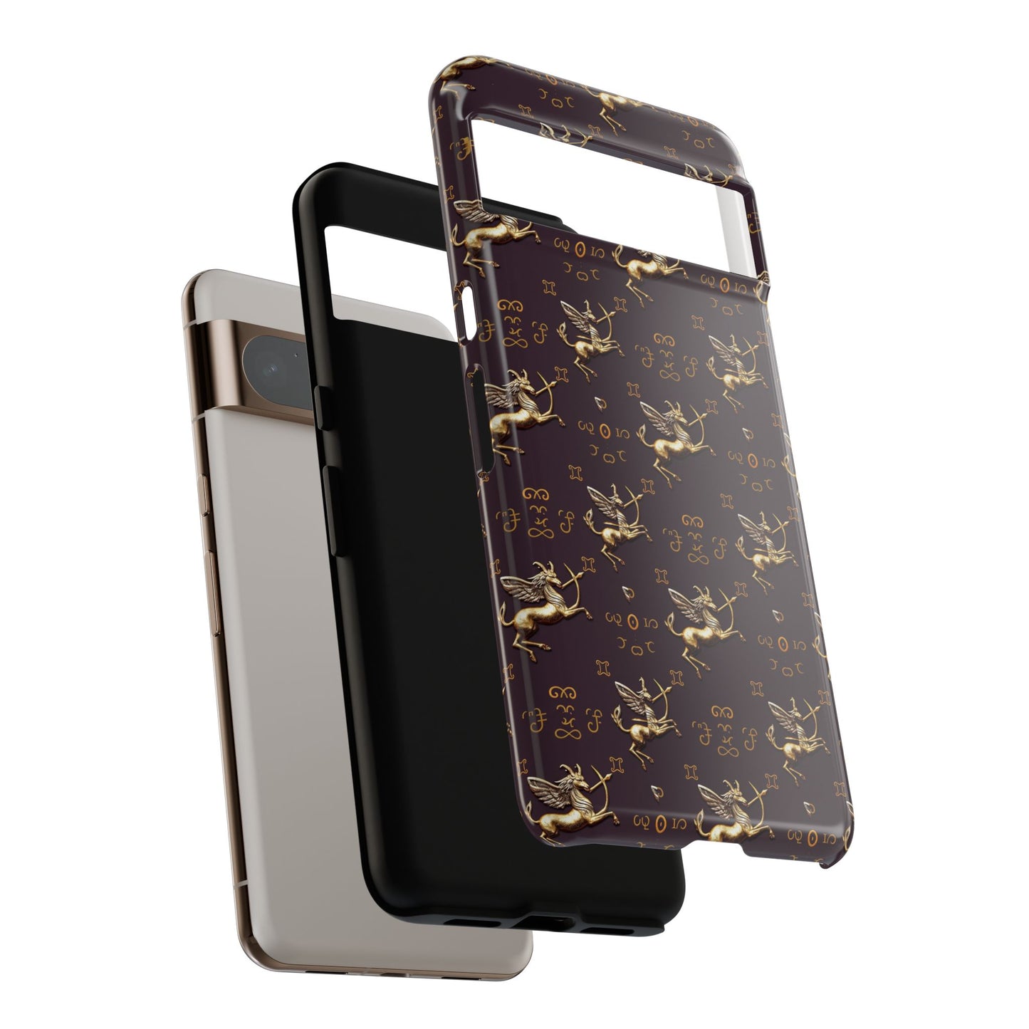 Tough Cases, Sagittarius, Zodiac v3, Metal Pattern