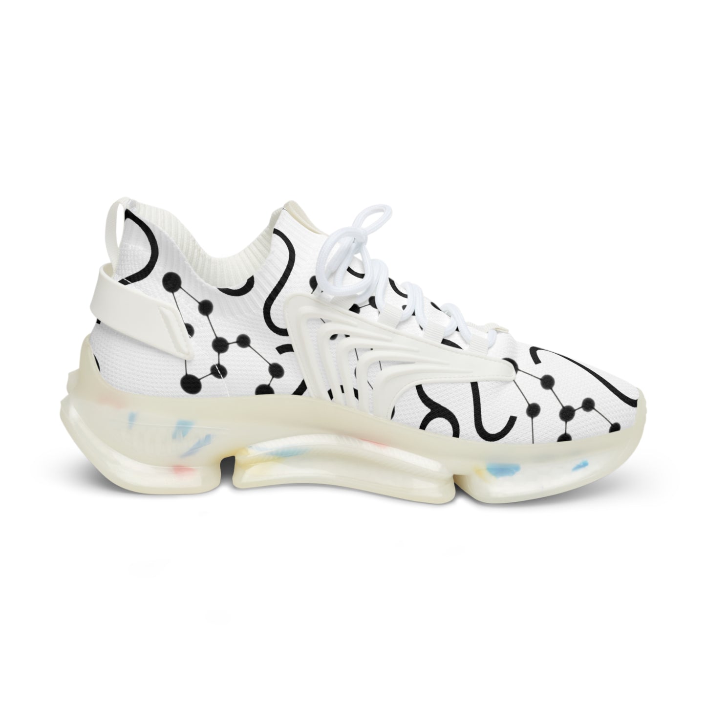 Men's Mesh Sneakers, Leo Zodiac Sign, all over print