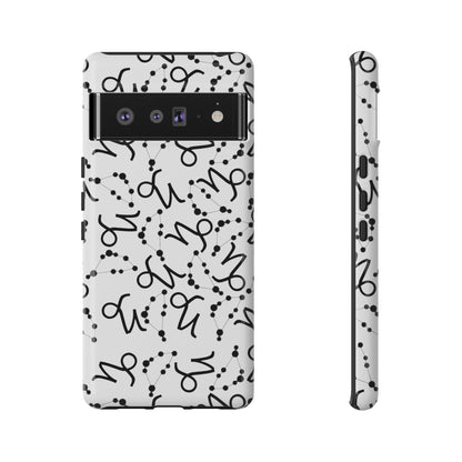 Tough Cases with the Capricorn Zodiac sign for iPhone, Samsung Galaxy, and Google Pixel devices