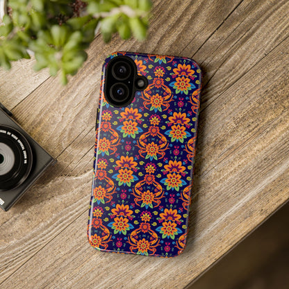 Tough Cases, Cancer, Zodiac, Flower Pattern