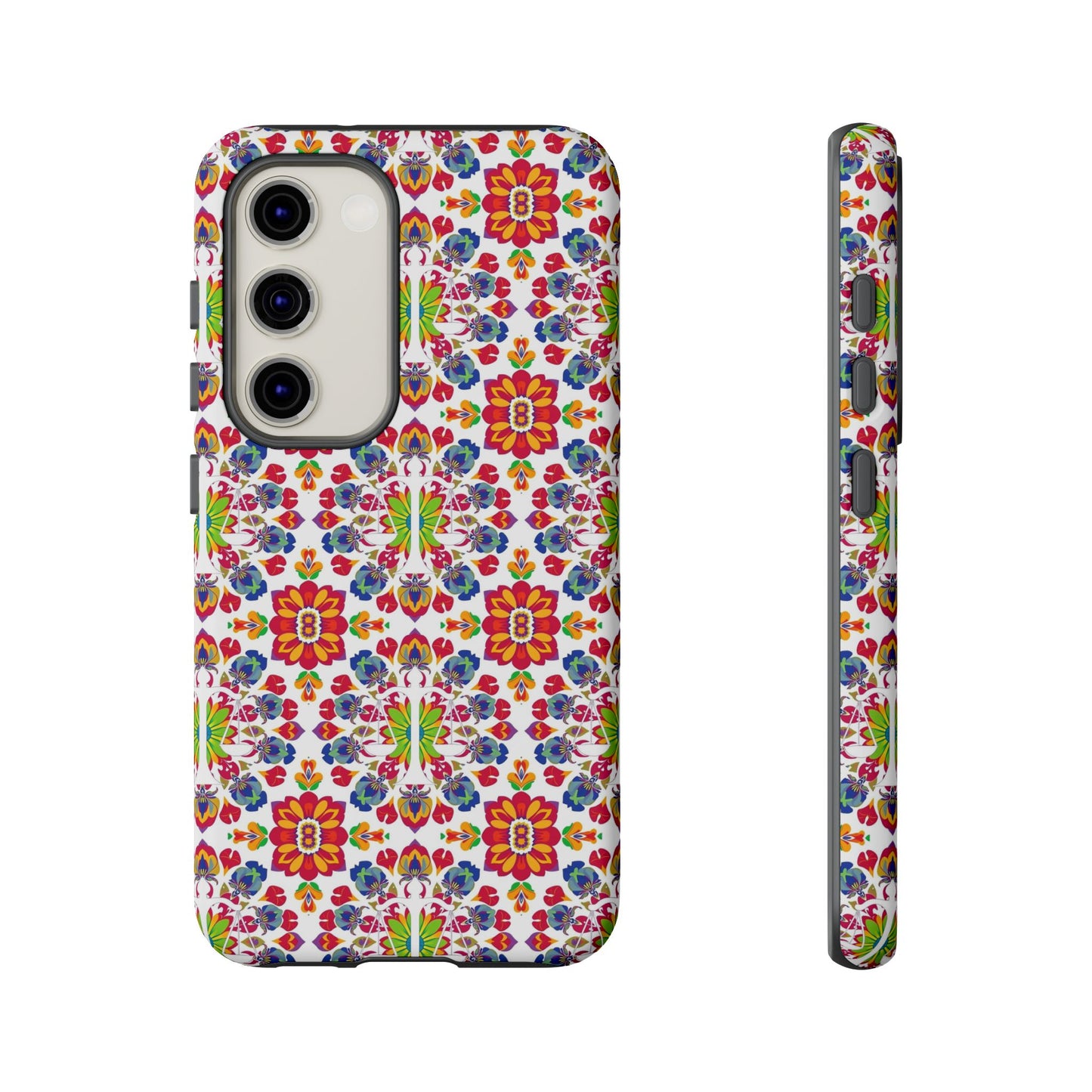 Tough Cases, Libra, Zodiac v1, Flower Pattern